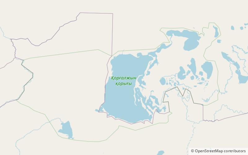 Lake Tengiz location map
