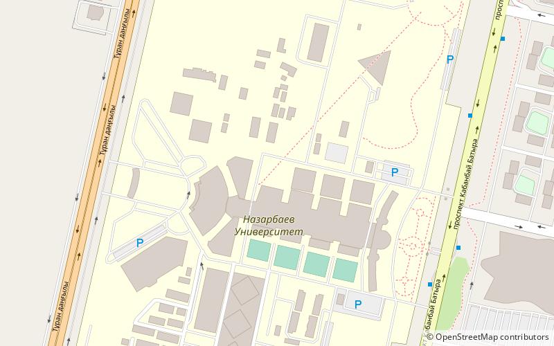 Nazarbayev University location map