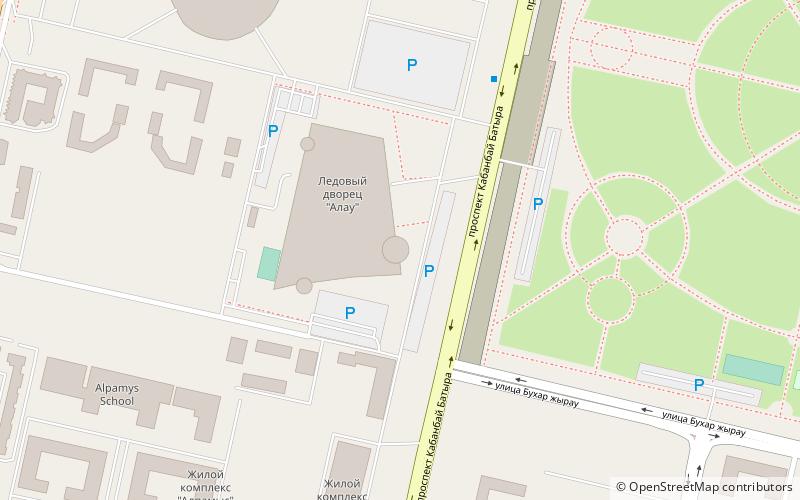 eispalast alau astana location map