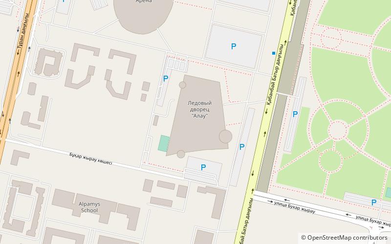 Velódromo Saryarka location map