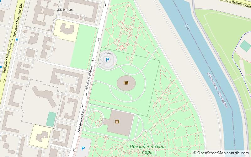 Nazarbayev Center location map
