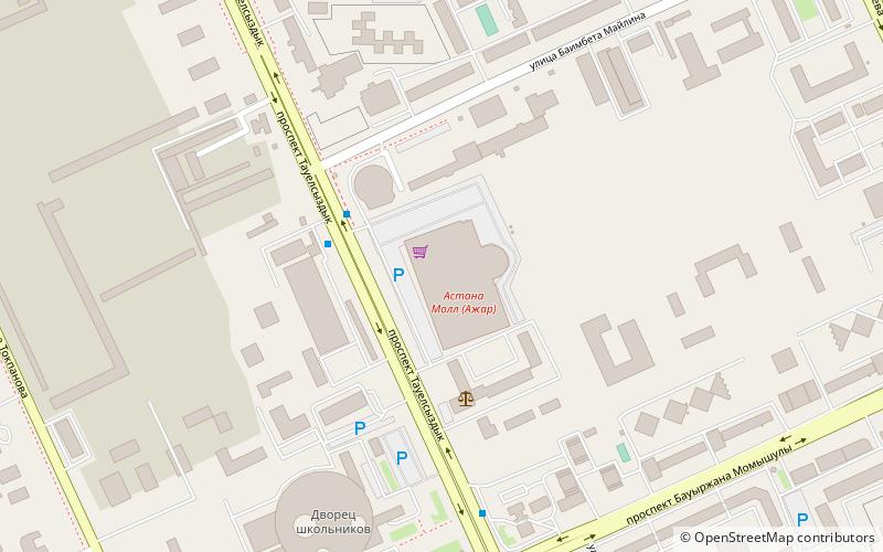trc astana mall location map
