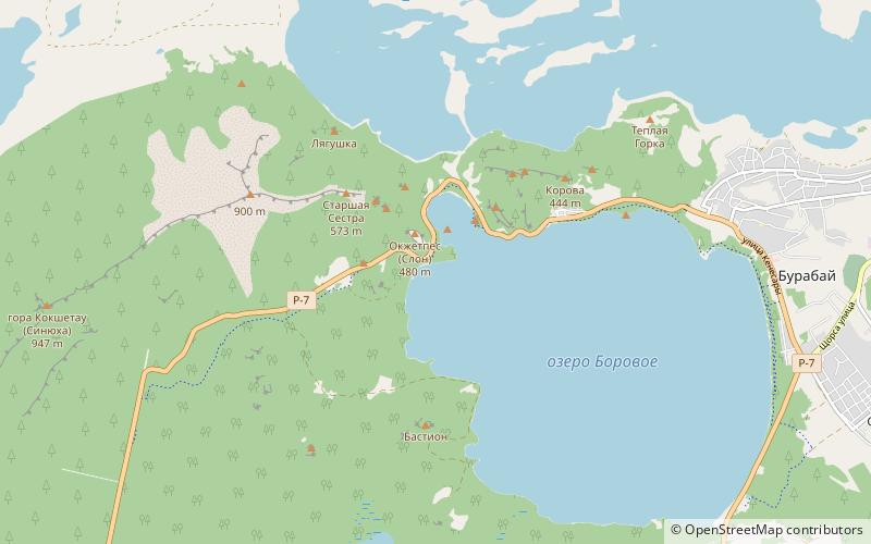 Borovoe location map