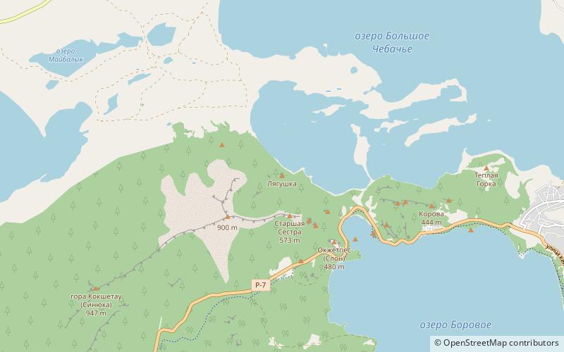 laguska park narodowy burabay location map