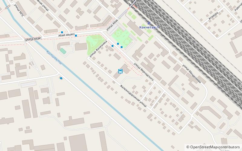 kokshetau central bus terminal kokczetaw location map