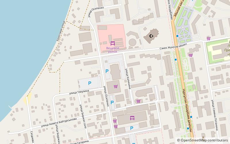 torgovyj centr keruen saraj kokczetaw location map