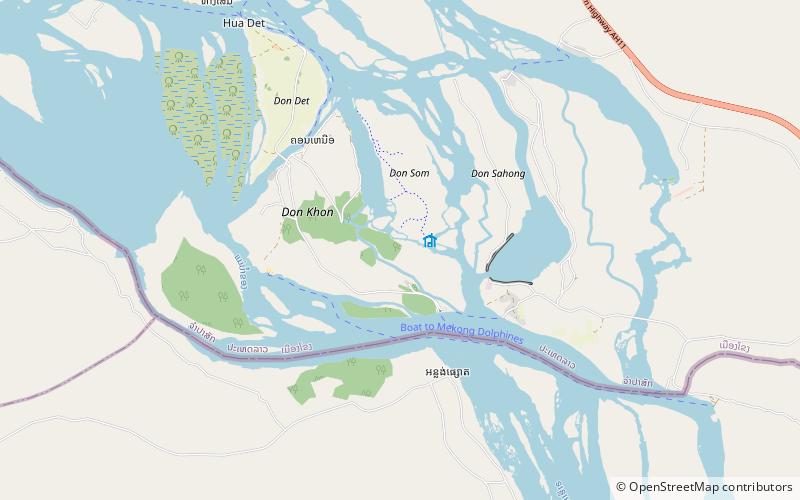 Mekongfälle location map