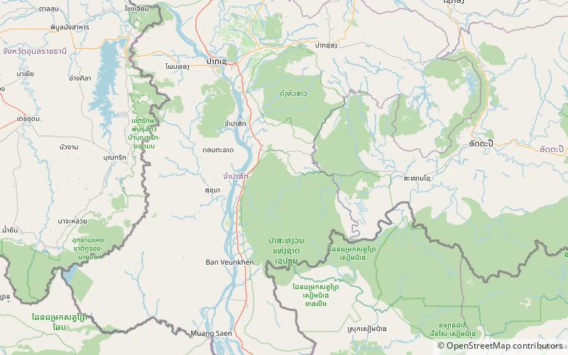 pathouphone district xe pian national protected area location map