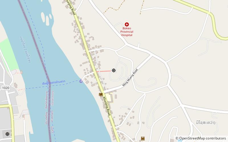 wat chom khao manilath houay xai location map
