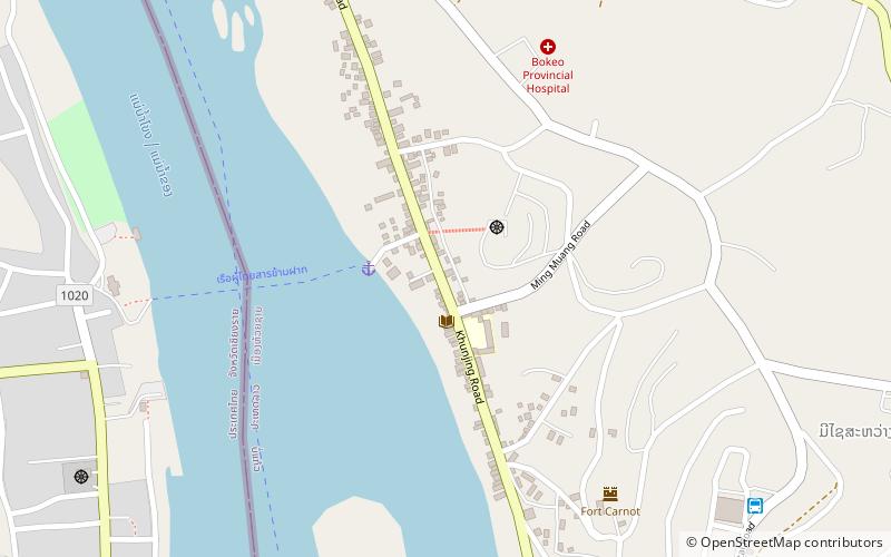 wat chomkao houay xai location map