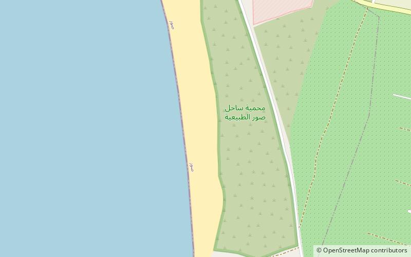 Tyre Coast Nature Reserve location map