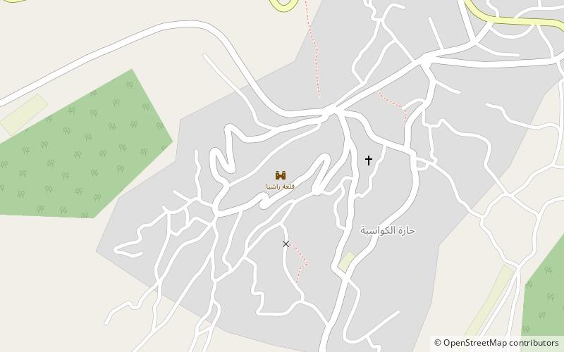Rashaya Citadel location map