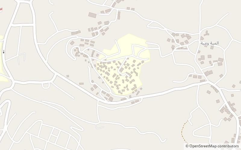 Mieh Mieh refugee camp location map