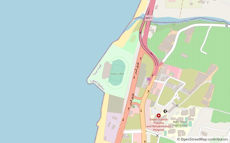 Saida Municipal Stadium location map