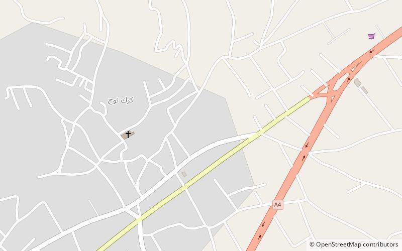 karak nuh zahle location map