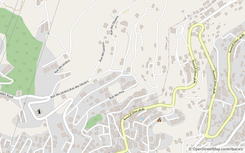 Beit Mery location map