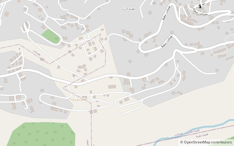 baabdat beyrouth location map