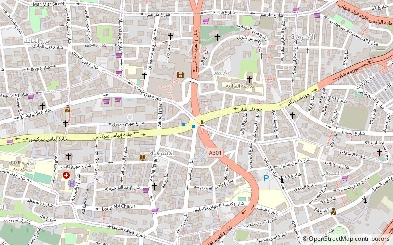 Place Sassine location map