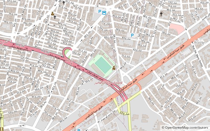 Bourj Hammoud Stadium location map