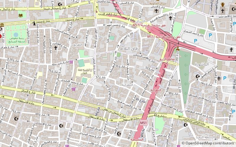 zuqaq al blat bejrut location map