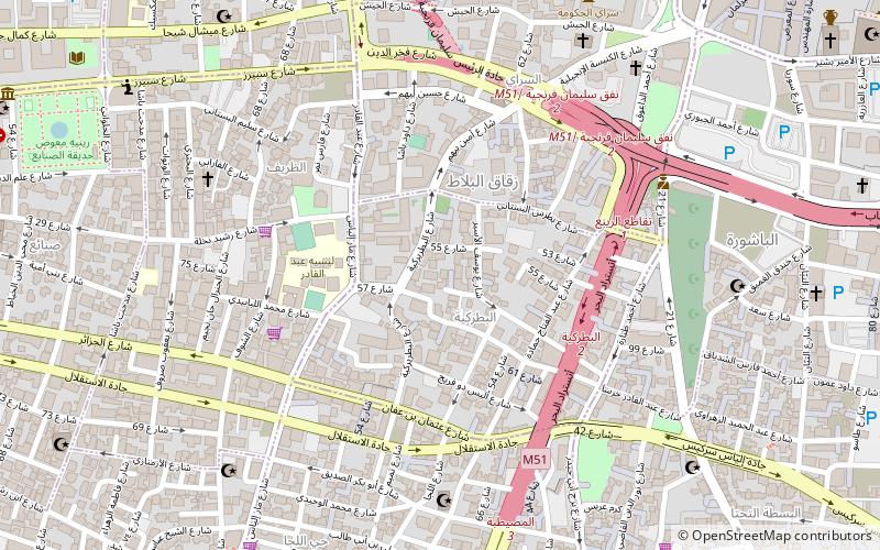 zuqaq al blat beirut location map