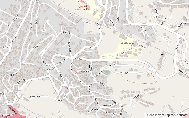 naqqach mansourieh location map