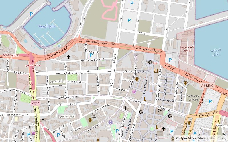 Centre-ville de Beyrouth location map