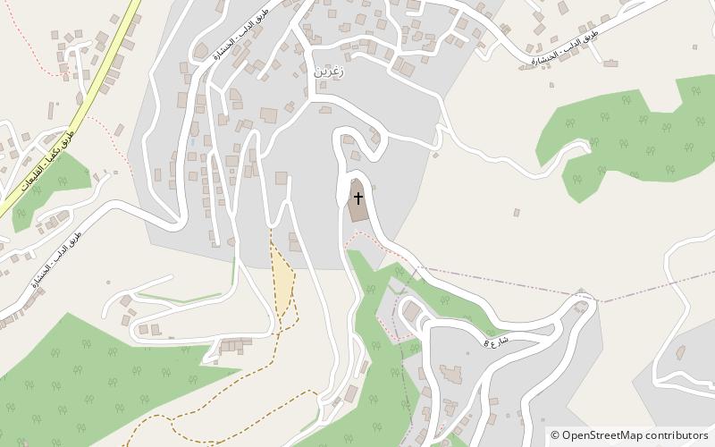 monastere patriarcal saint elie beyrouth location map