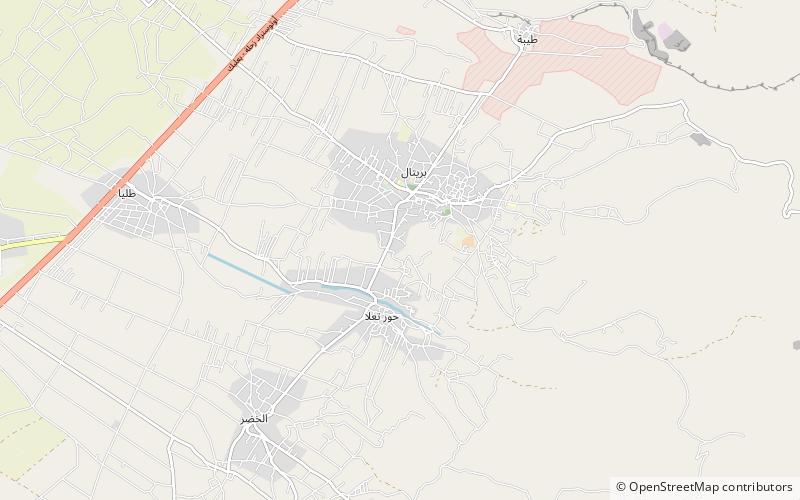 qalaat tannour location map