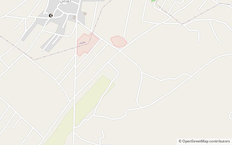 baalbek douris location map