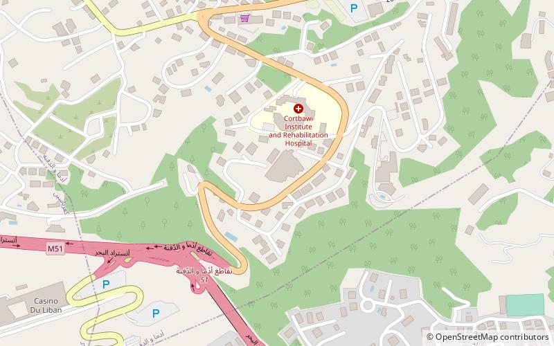 Ghazir location map