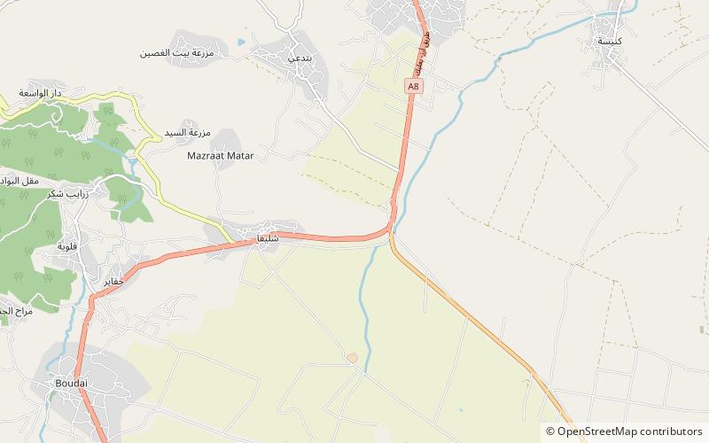 Qasr el Banat location map