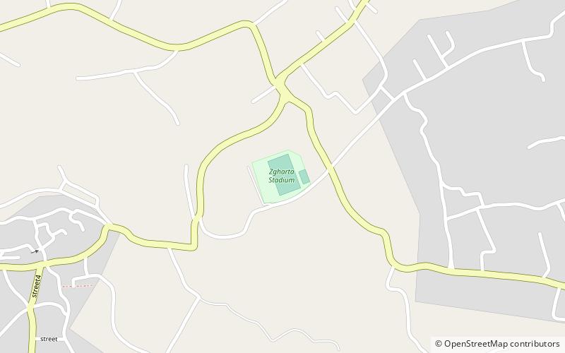 Plain of Zgharta location map