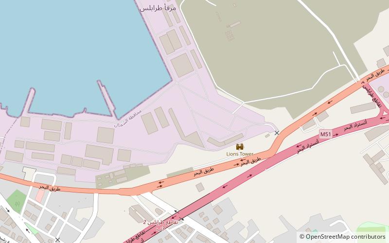 Port of Tripoli location map