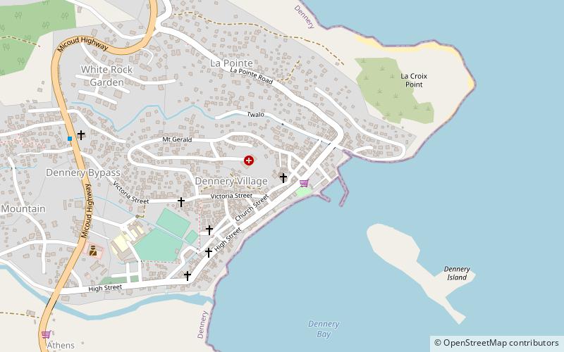 distrito de dennery location map