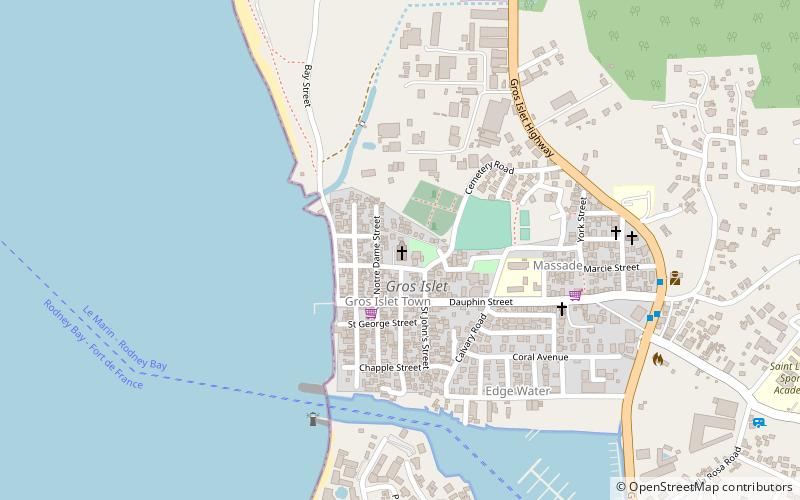 iglesia de san jose obrero gros islet location map