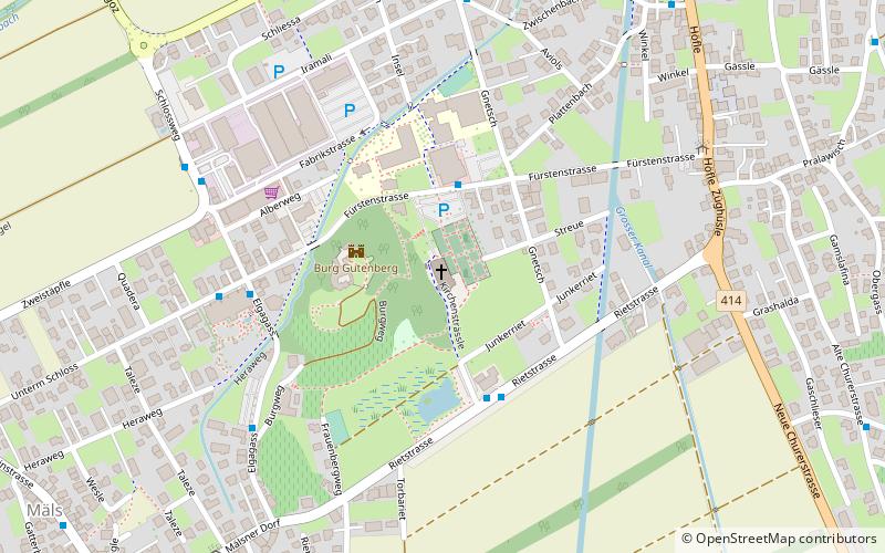 jubilaumskirche balzers location map