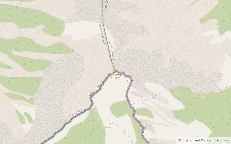 Galinakopf location map