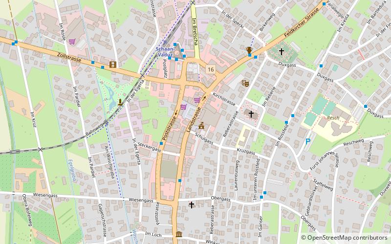 domus schaan location map