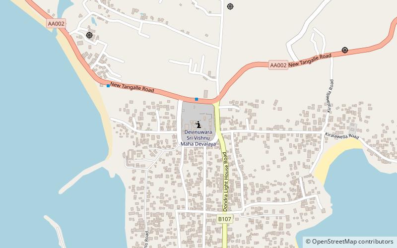 Tondeswaram-Tempel location map