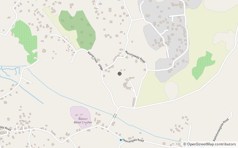 yatagala raja maha viharaya galle location map
