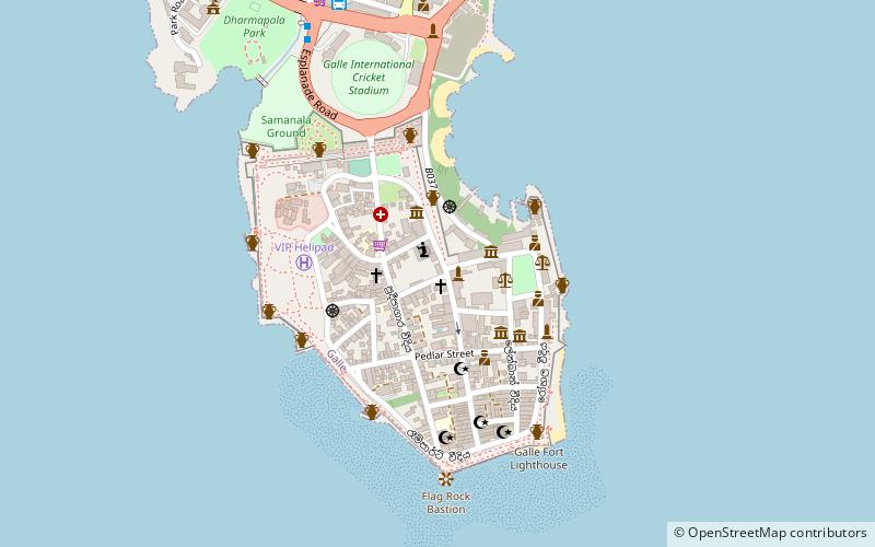 Galle Fort Post Office location map