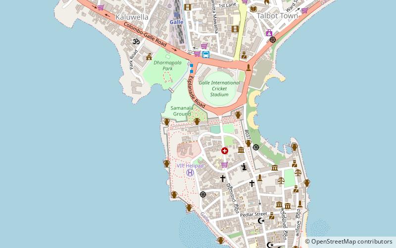 Galle Clock Tower location map