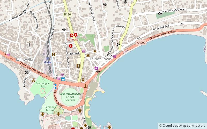 fruit and flower market galle location map