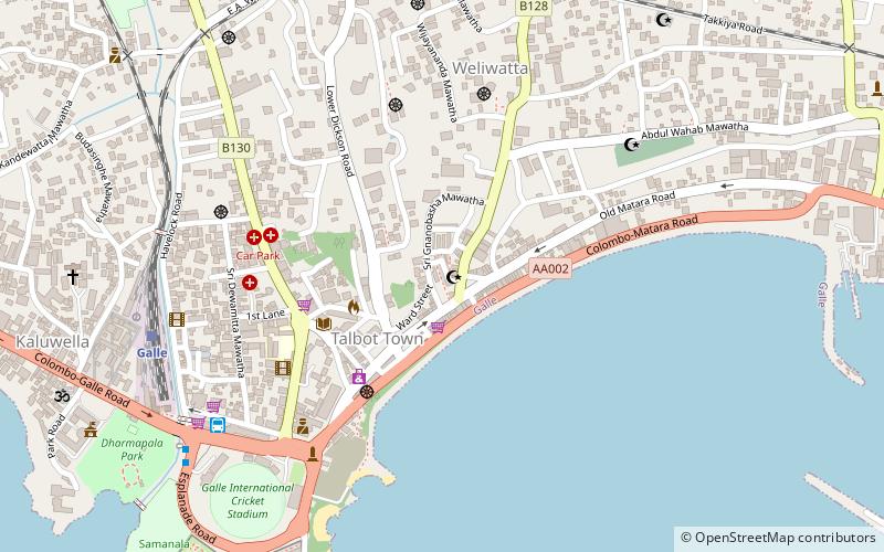 green market galle location map