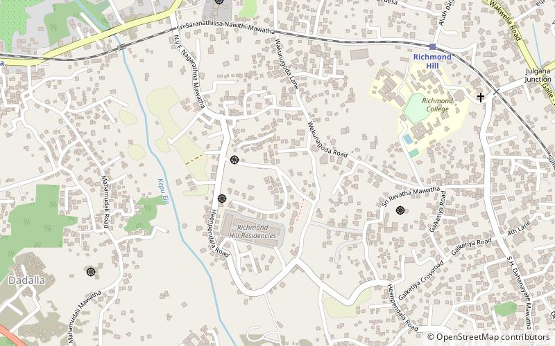 dadalla galle location map