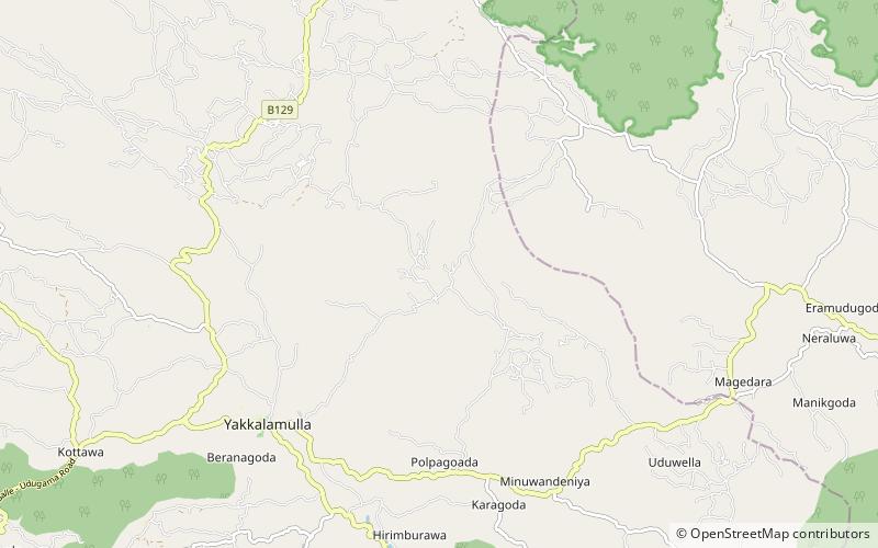 Kanneliya–Dediyagala–Nakiyadeniya location map