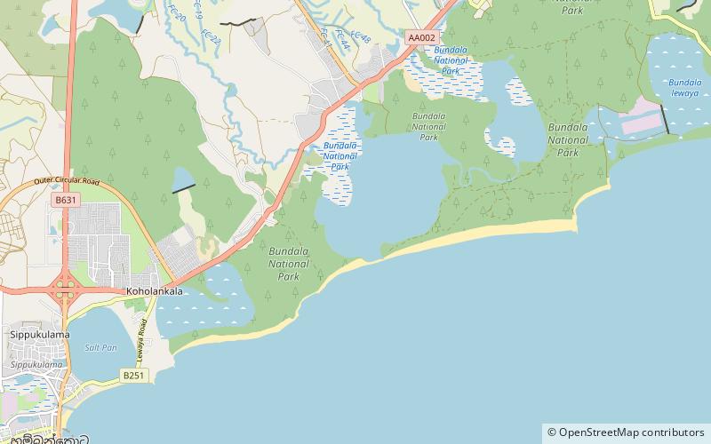 Malala-Ambilikala Lagoons location map