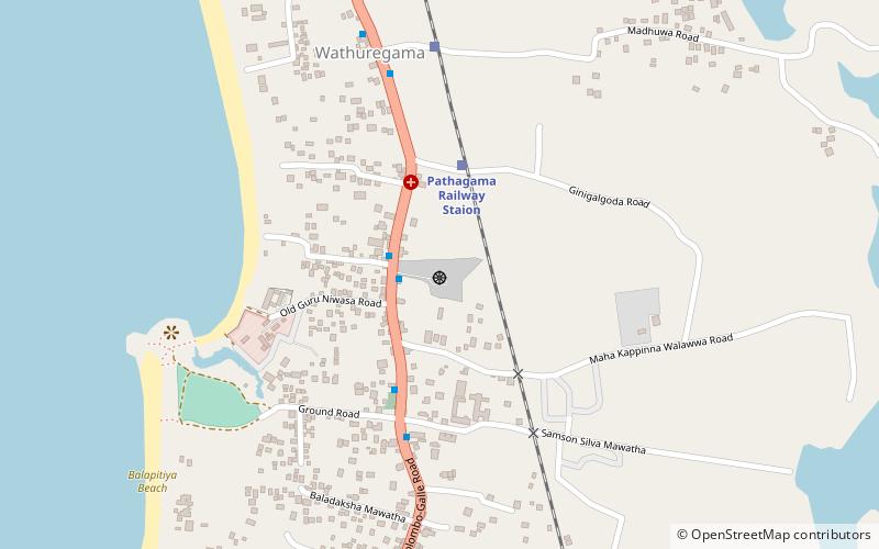 Sri Pushparama Vihara location map