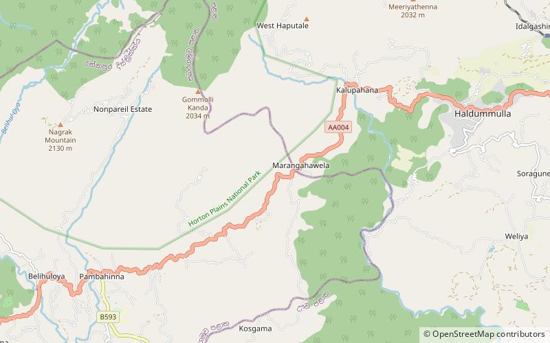 Surathali Falls location map
